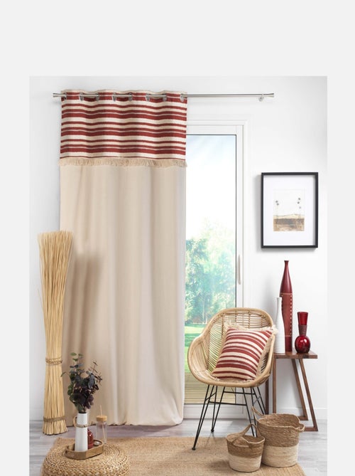 Tenda superiore con tessuto e frange - Kiabi