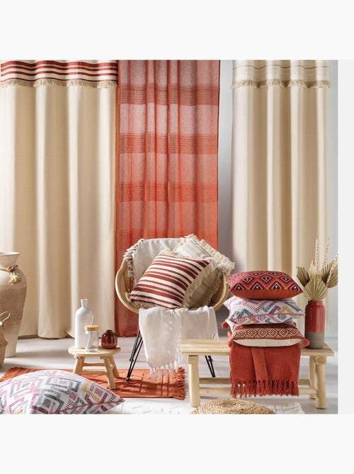 Tenda superiore con tessuto e frange - Kiabi