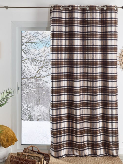 Tenda tartan in misto lana - Kiabi