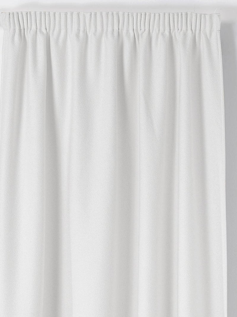 Tenda termica con treccia ad effetto arricciato Bianco - Kiabi