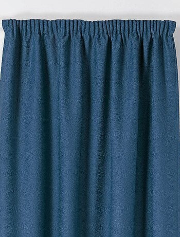 Tenda termica con treccia ad effetto arricciato