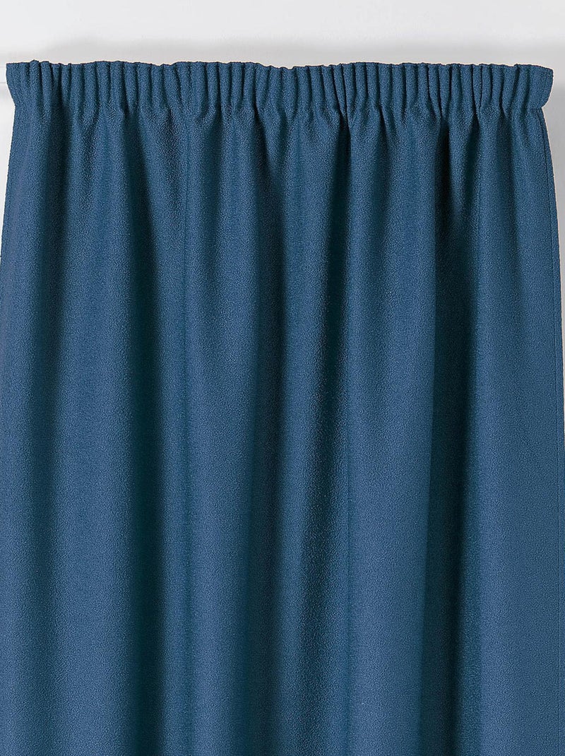 Tenda termica con treccia ad effetto arricciato Blu marino - Kiabi