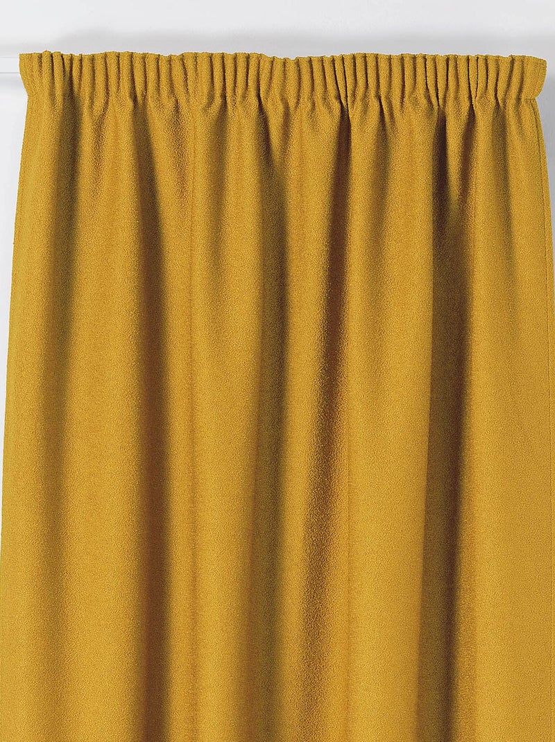 Tenda termica con treccia ad effetto arricciato Giallo senape - Kiabi