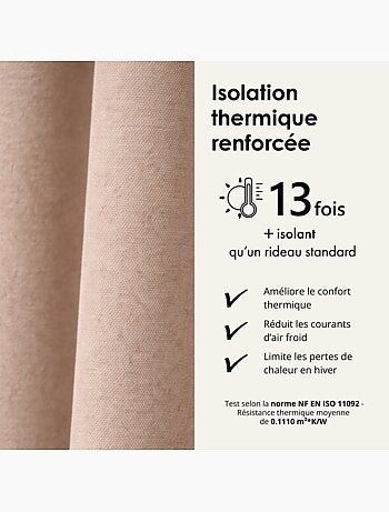 Tenda termica, fonoassorbente e semi-oscurante konfor