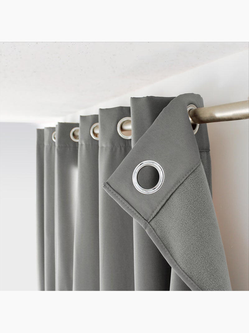 Tenda termica in microfibra foderata Grigio chiaro - Kiabi