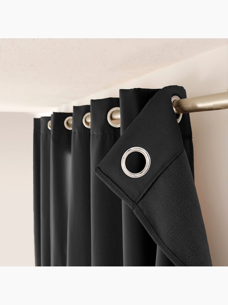 Tenda termica in microfibra foderata Grigio scuro - Kiabi