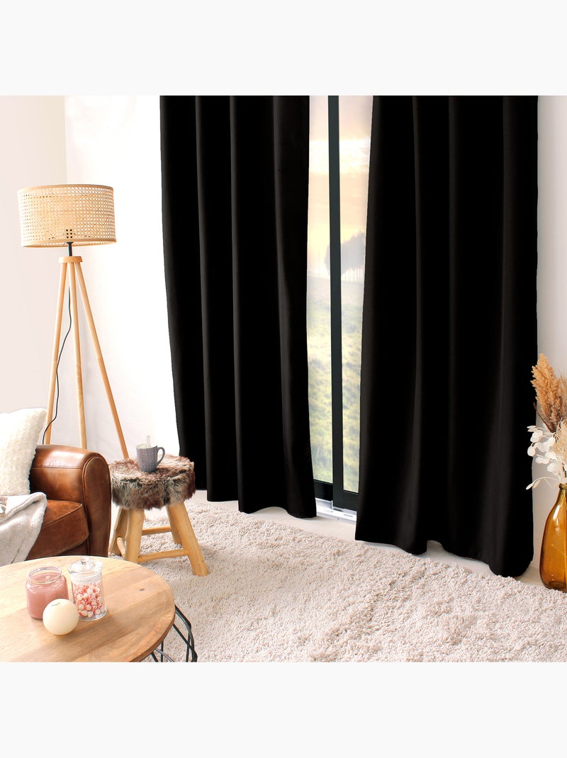 Tenda termica in microfibra foderata Nero - Kiabi