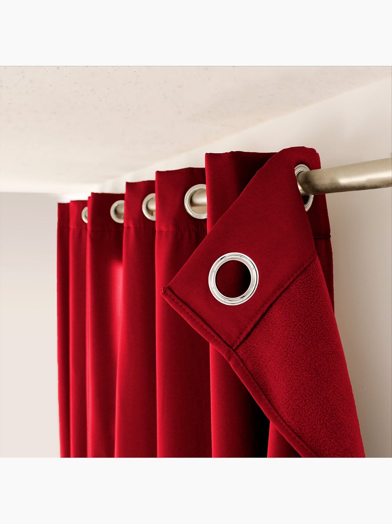 Tenda termica in microfibra foderata Rosso - Kiabi