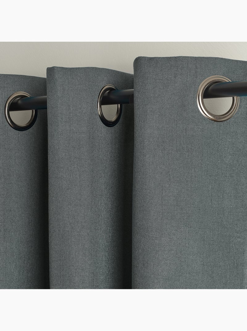 Tenda termica oscurante ad occhielli Grigio antracite - Kiabi