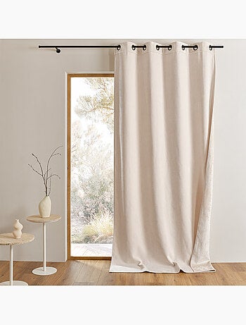 Tenda termica reversibile con occhielli e retro in pile