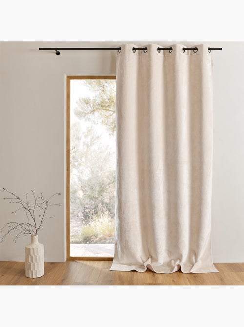 Tenda termica reversibile con occhielli e retro in pile - Kiabi Tenda termica reversibile con occhielli e retro in pile - Kiabi