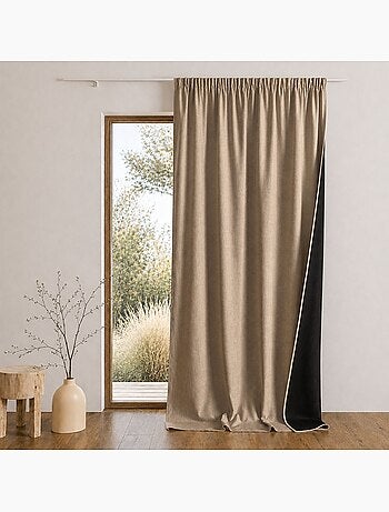 Tenda termoacustica semioscurante KONFOR con trecce arricciate