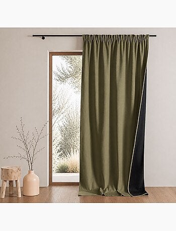 Tenda termoacustica semioscurante KONFOR con trecce arricciate
