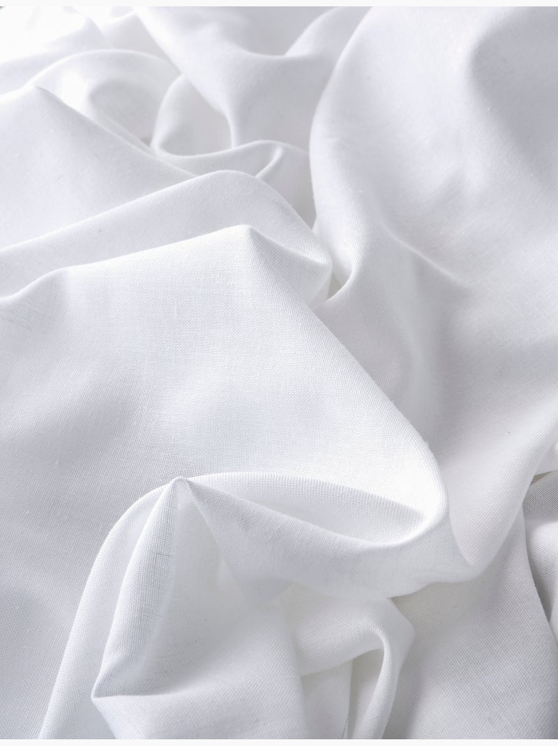 Tenda tinta unita con occhielli metallici - Gamusi Bianco - Kiabi
