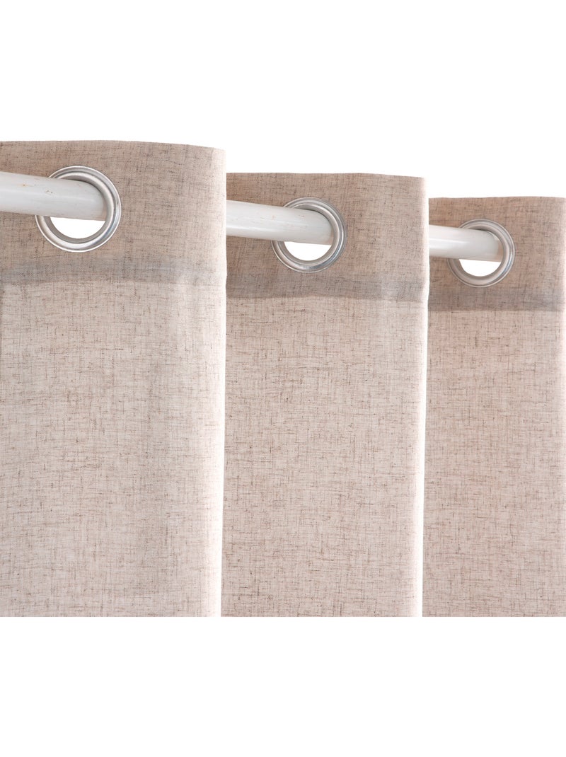 Tenda tinta unita con occhielli metallici - Gamusi Lino - Kiabi