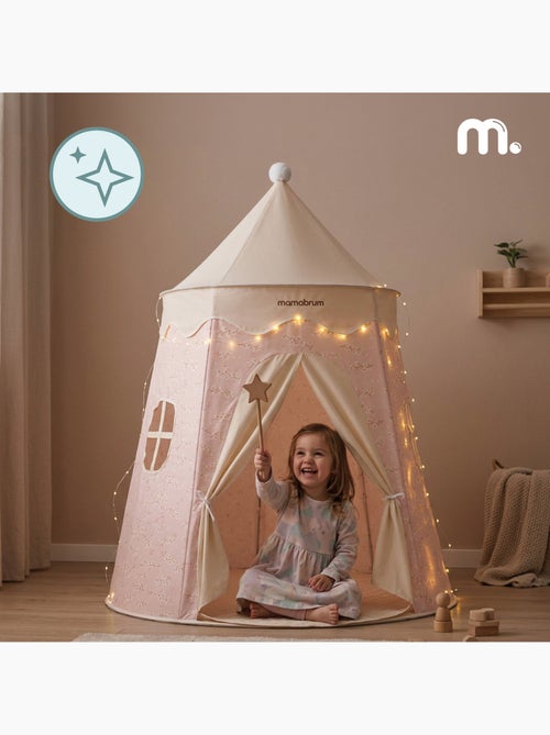 Tenda tipi castello da gioco bambini 113x155 cm mamabrum - Kiabi Tenda tipi castello da gioco bambini 113x155 cm mamabrum - Kiabi