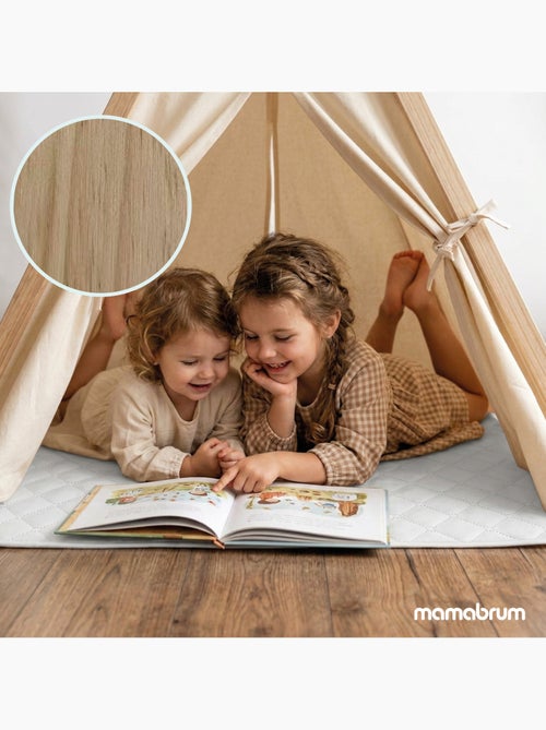 Tenda tipi da gioco legno bambini 110x90x120cm mamabrum - Kiabi Tenda tipi da gioco legno bambini 110x90x120cm mamabrum - Kiabi