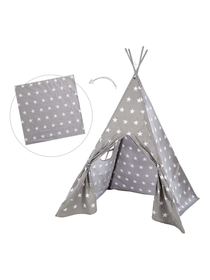 Tenda tipi stellata + borsa da trasporto "Little Stars" – ROBA Grigio bianco - Kiabi