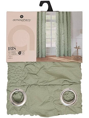 Tenda trapuntata iris 135x260cm verde