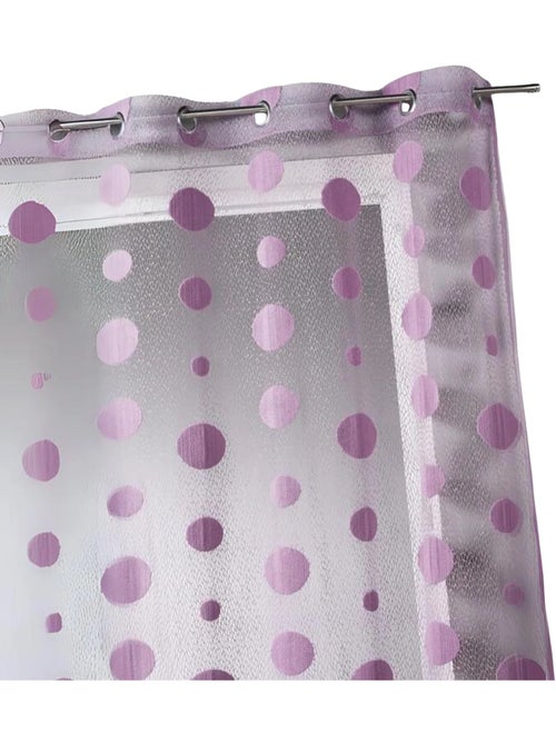 Tenda trasparente a maglia effetto rete a pois - Kiabi