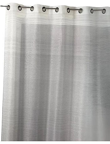 Tenda trasparente a righe orizzontali sfumate