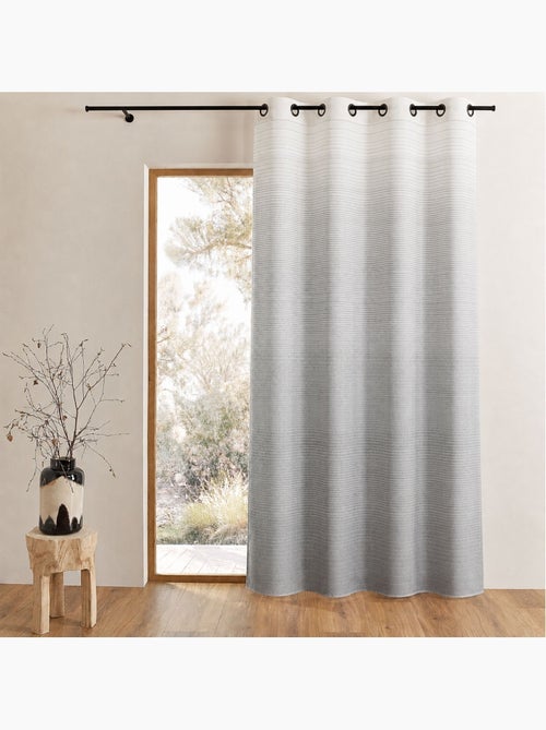 Tenda trasparente a righe orizzontali sfumate - Kiabi