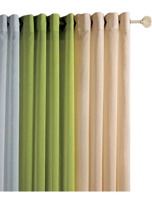 Tenda trasparente con leggere righe intrecciate - Kiabi
