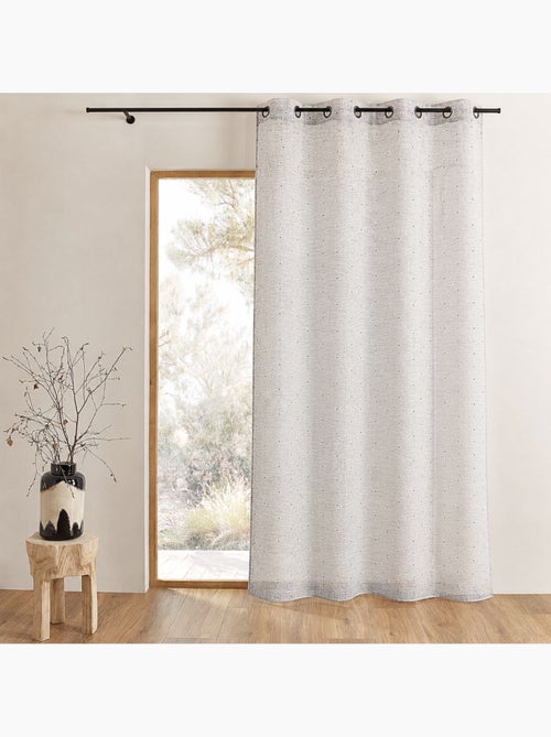 Tenda trasparente con motivi a piccole croci - Kiabi Tenda trasparente con motivi a piccole croci - Kiabi