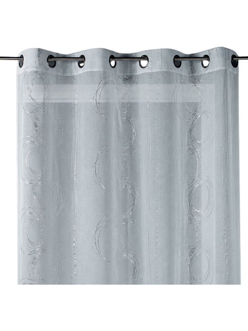 Tenda trasparente con motivi argentati - Kiabi