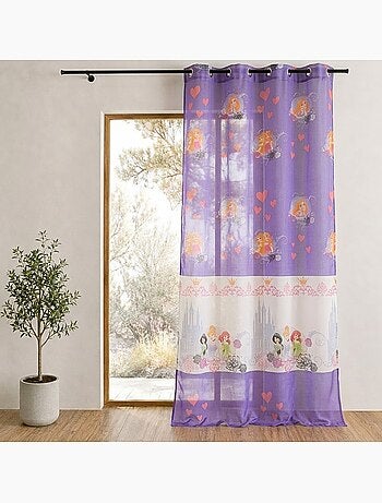 Tenda trasparente con motivi di principesse