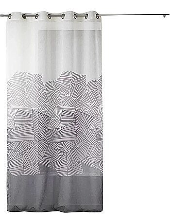Tenda trasparente con motivi grafici