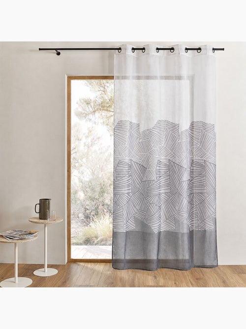 Tenda trasparente con motivi grafici - Kiabi Tenda trasparente con motivi grafici - Kiabi
