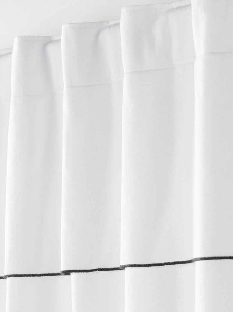 Tenda trasparente con passanti nascosti Bianco - Kiabi