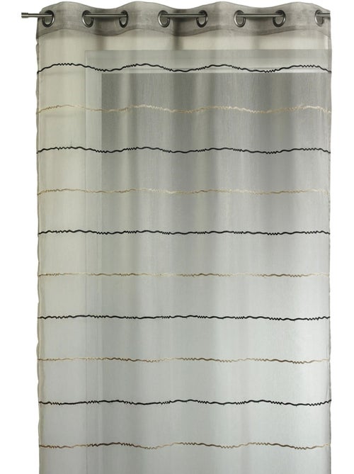 Tenda trasparente con righe orizzontali ondulate fantasia - Kiabi Tenda trasparente con righe orizzontali ondulate fantasia - Kiabi