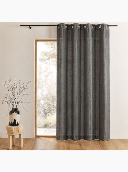 Tenda trasparente con righe verticali intrecciate - Kiabi