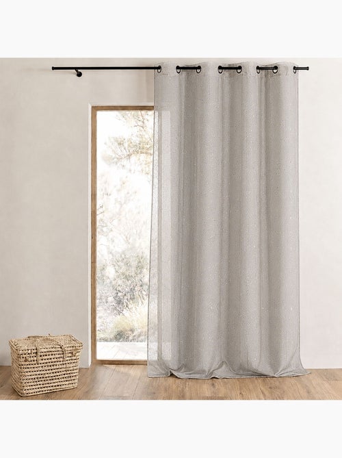 Tenda trasparente con stampa a puntini colorati - Kiabi