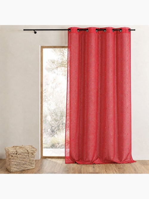 Tenda trasparente con stampa a puntini colorati - Kiabi