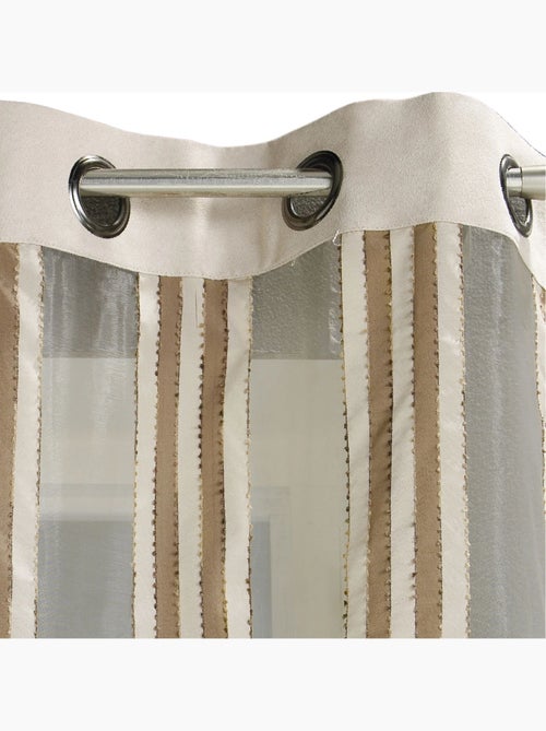 Tenda trasparente in organza a righe verticali - Kiabi