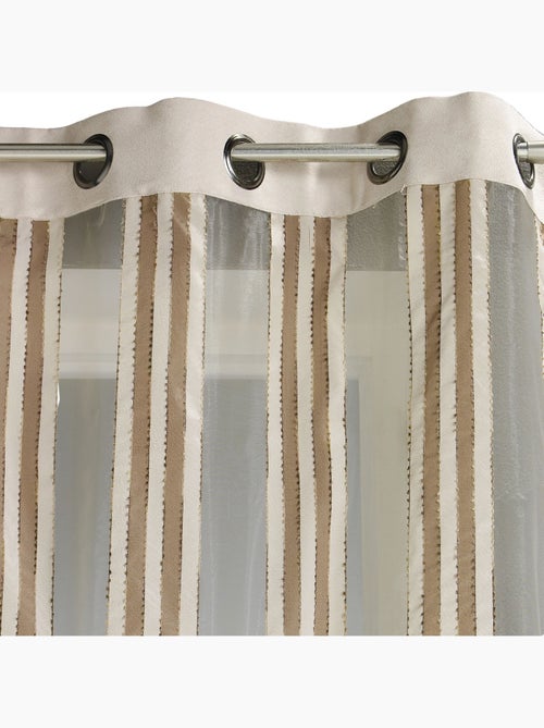 Tenda trasparente in organza a righe verticali - Kiabi
