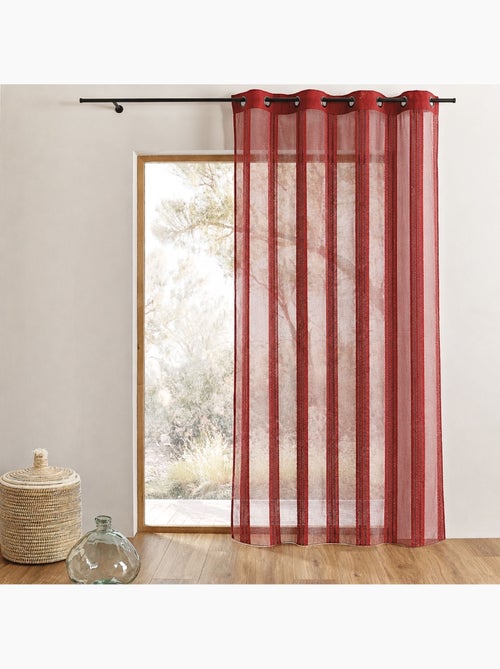 Tenda trasparente in organza a righe verticali - Kiabi