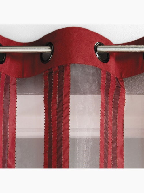 Tenda trasparente in organza a righe verticali - Kiabi