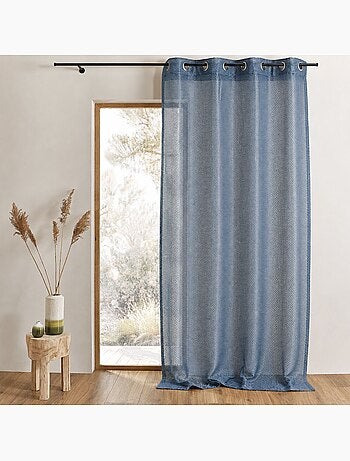 Tenda trasparente in organza con effetto rete