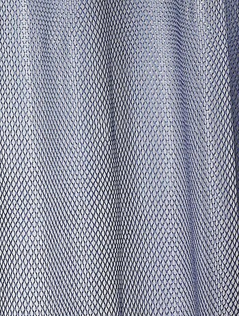 Tenda trasparente in organza con effetto rete