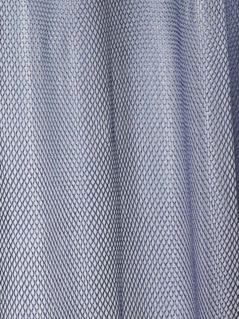 Tenda trasparente in organza con effetto rete Blu - Kiabi