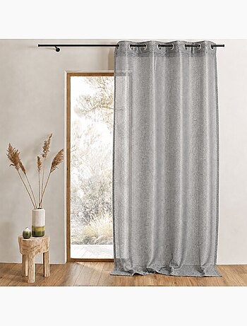 Tenda trasparente in organza con effetto rete