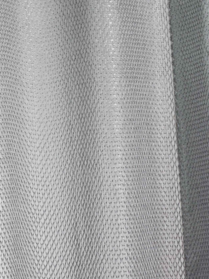 Tenda trasparente in organza con effetto rete Grigio chiaro - Kiabi
