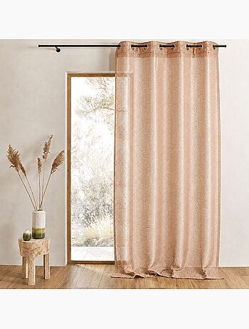 Tenda trasparente in organza con effetto rete