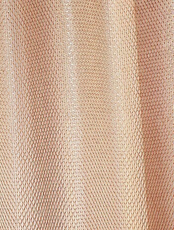 Tenda trasparente in organza con effetto rete