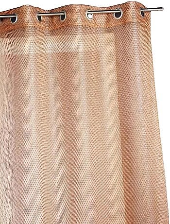 Tenda trasparente in organza con effetto rete
