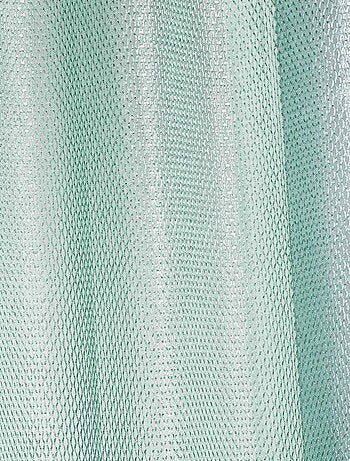 Tenda trasparente in organza con effetto rete